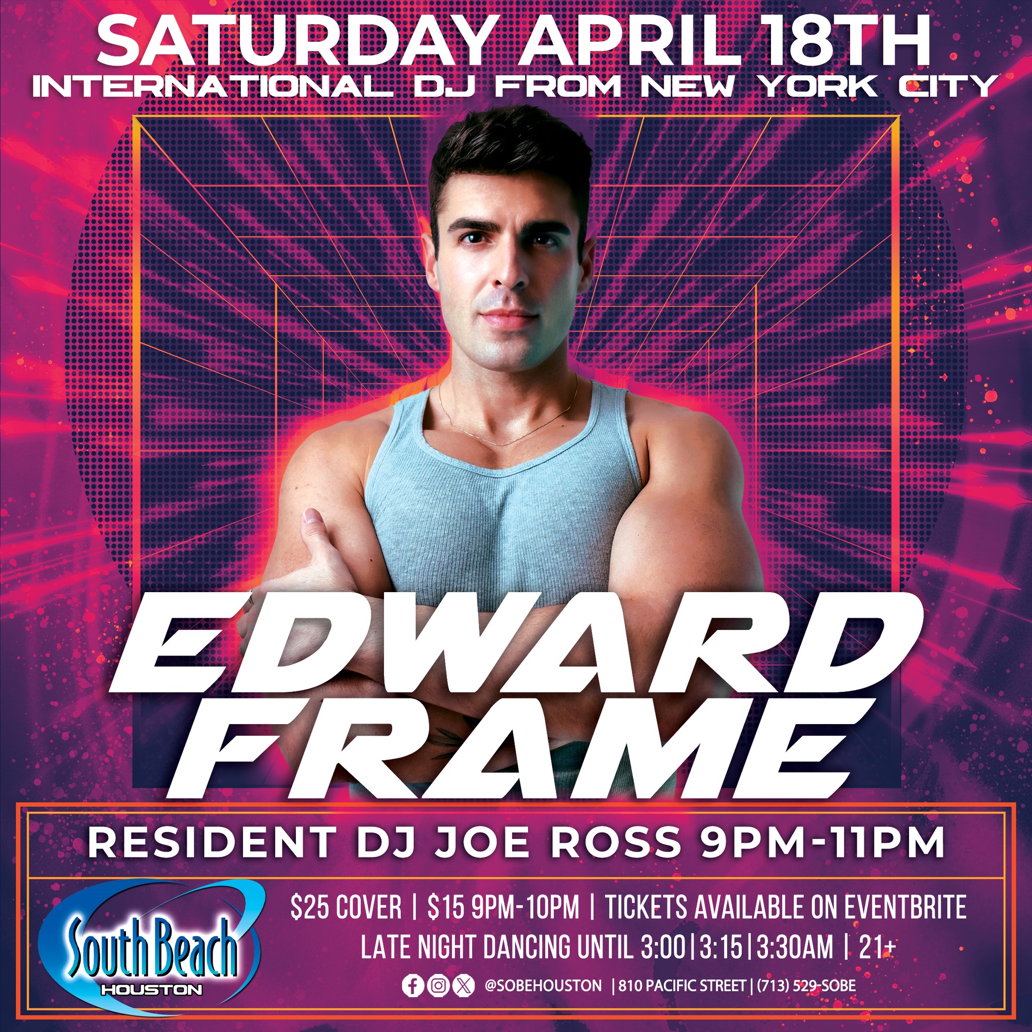 Edward Frame Live flyer