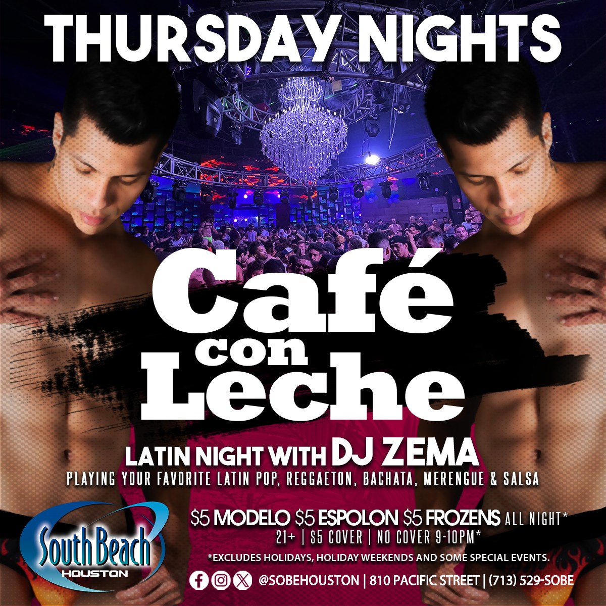 Cafe con Leche flyer