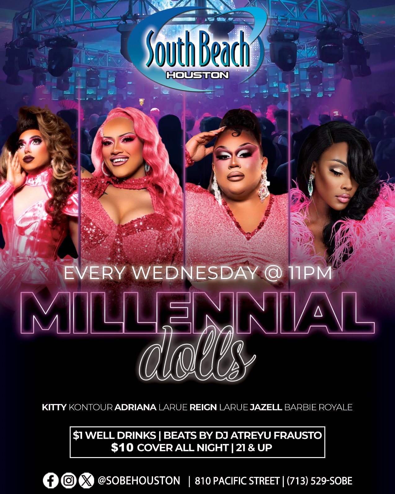 Millennial Dolls flyer